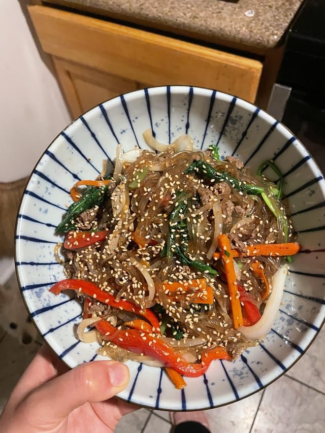 Homemade Japchae