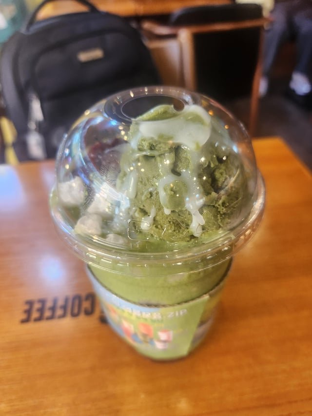 Matcha Cup Bingsu