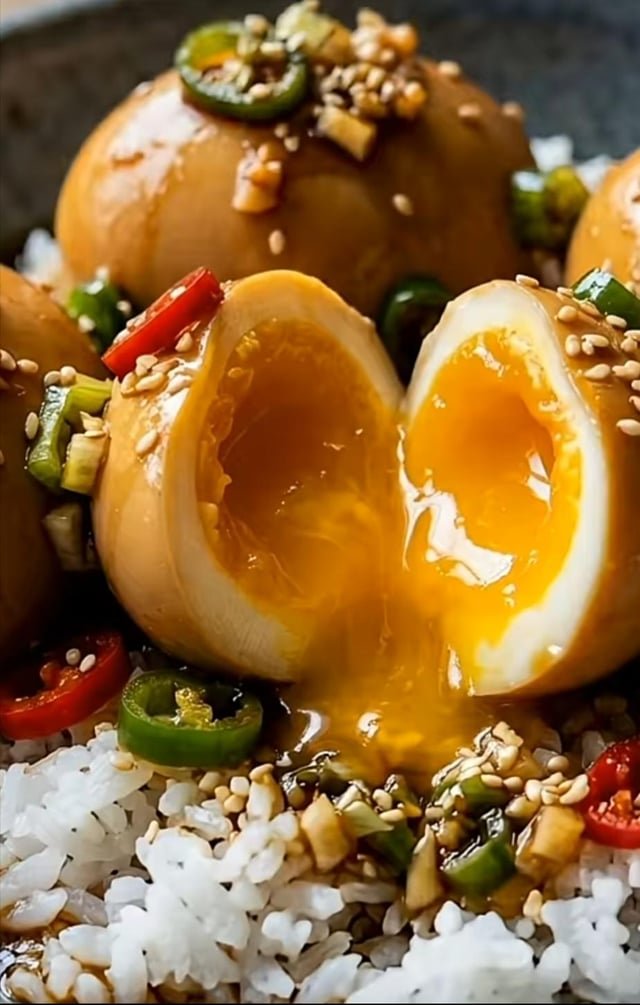 Homemade Korean mayak egg/ drug egg
