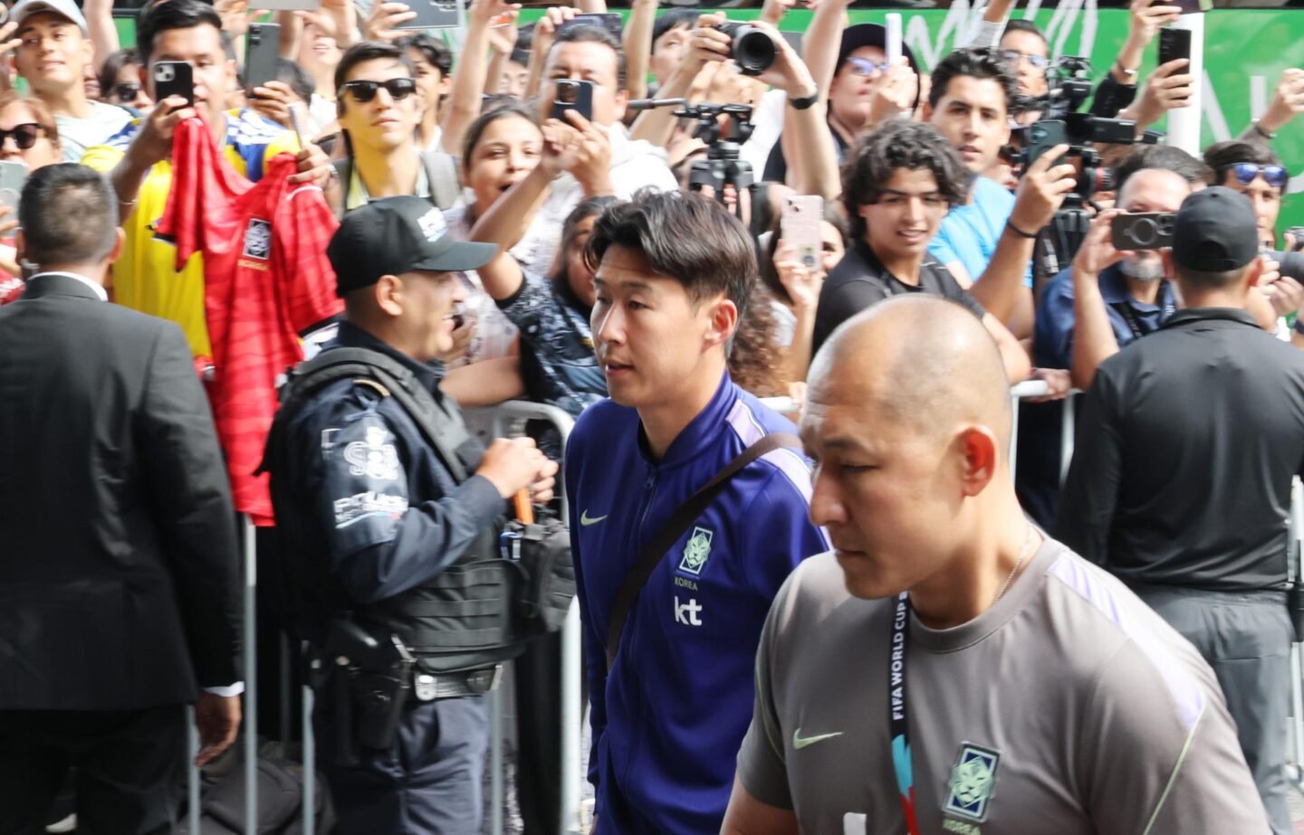 Korean players arrive in Mexico base camp ahead of World Cup