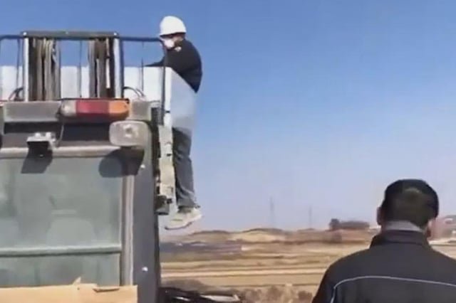 Migrant worker in South Korea tied to forklift for ‘giggling’, suspect says