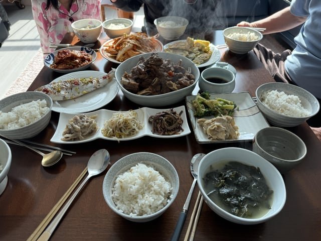 Visited my aunt’s place and she laid out a whole home-cooked feast