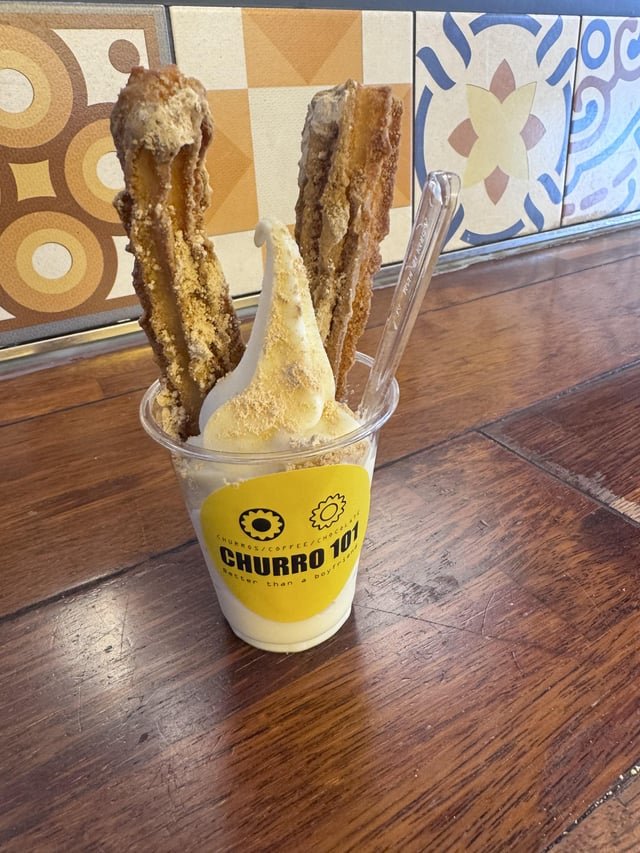 churros and ice cream @seoul