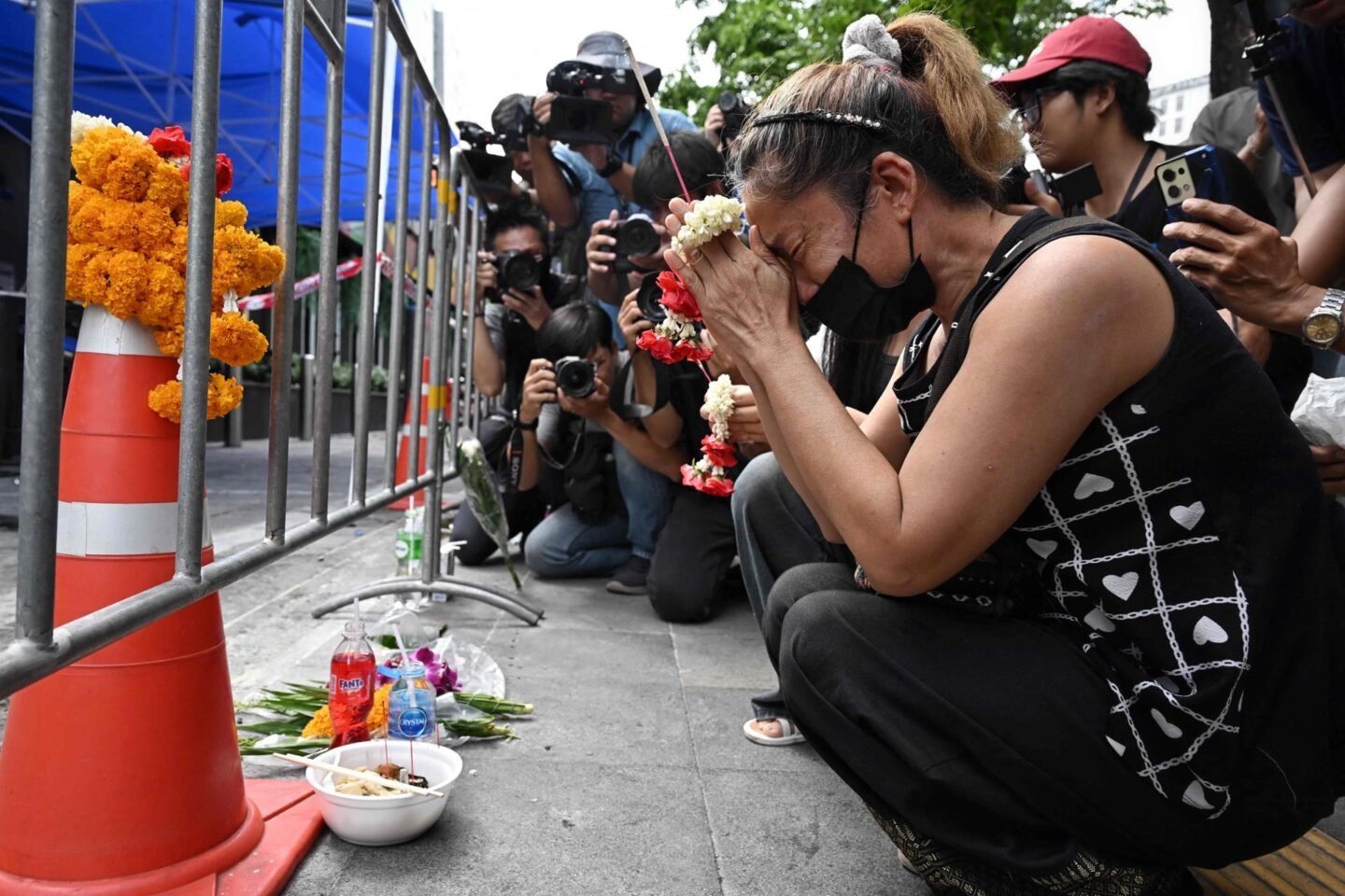 Bangkok fire victims were found trapped in windowless bathrooms