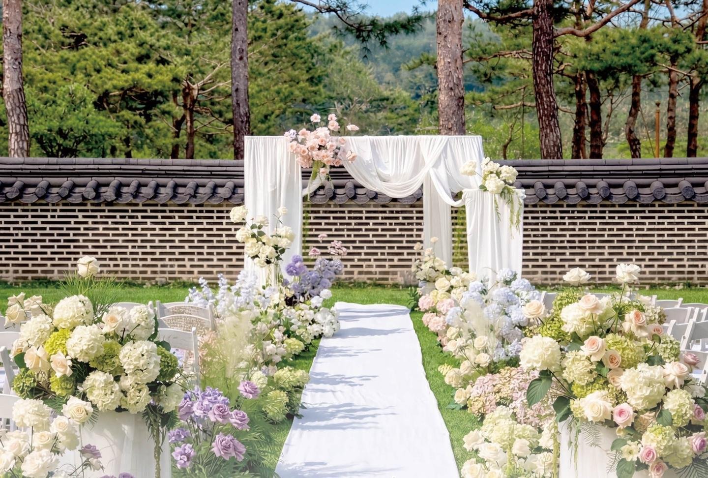 Korean couples ditch luxury wedding halls for $19 public venues