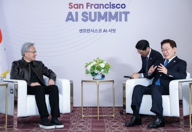 Nvidia chief says will announce $500 bil. partnership with SK Group in meeting with Lee