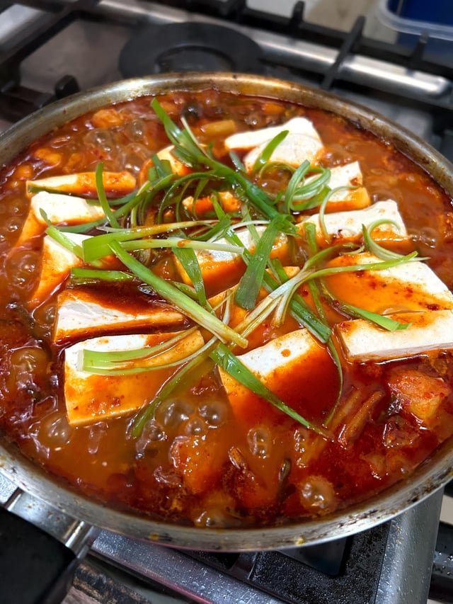 Made Kimchi Jjigae for the first time!